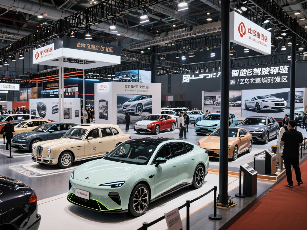 中国汽车文化风尚秀博览会盛大亮相苏州 展会分为多个主题区域,包括智能驾驶体验区